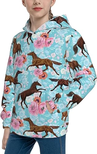 Miniatura 4 de Divertida sudadera con capucha para niñas y niños, sudadera con capucha suave con bolsillos