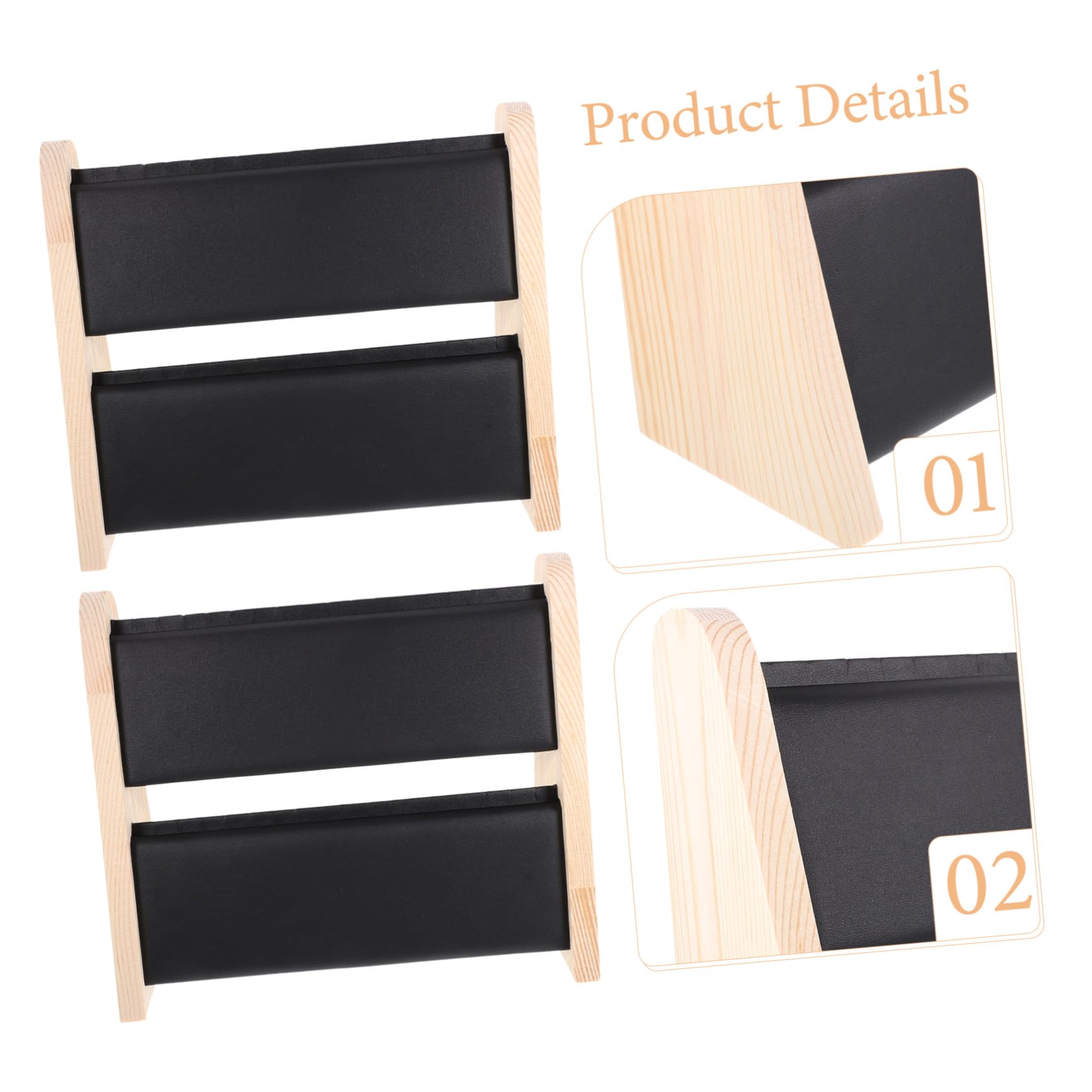 Eleganter Schmuckständer aus Holz für Halsketten und Anhänger Doppellagiges Design mit Großer Kapazität Tisch organizer für Schmuck Stilvolles Wohnaccessoire zur Aufbewahrung und