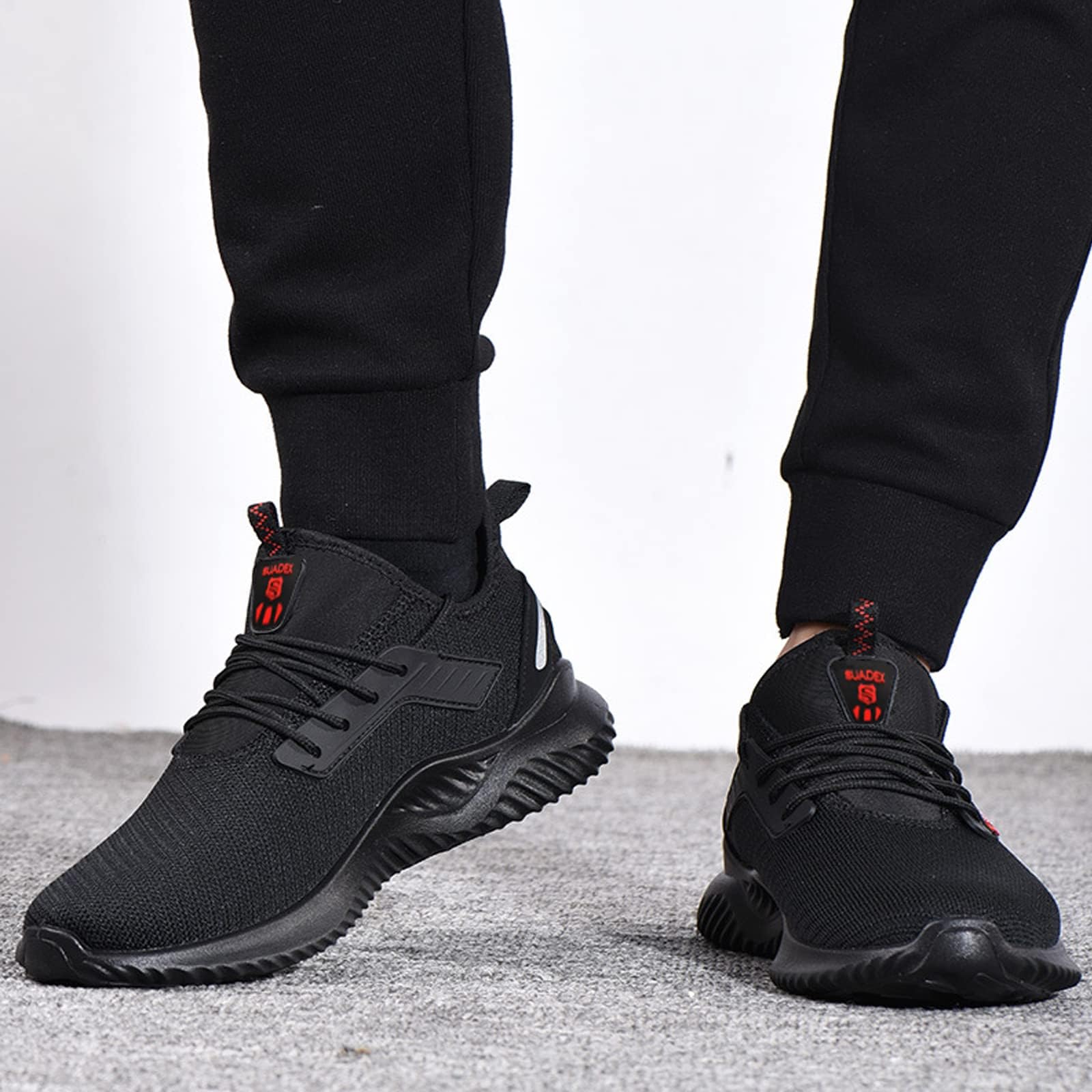SUADEX Chaussures de Sécurité Hommes Femmes Légère Baskets de Sécurité Respirantes Légère Antidérapant Embout en Acier
