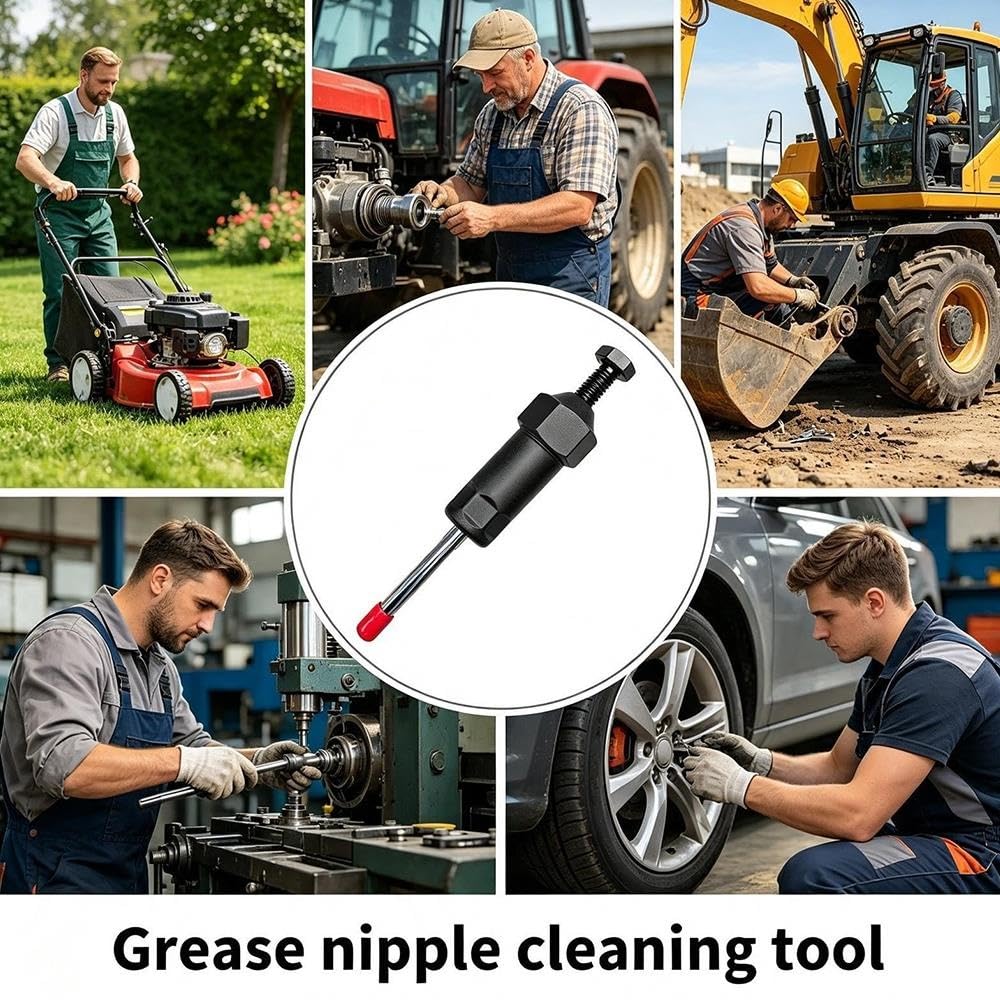 Schmiernippel-Entstopfer, 600 PSI Reinigungswerkzeug für Schmiernippel