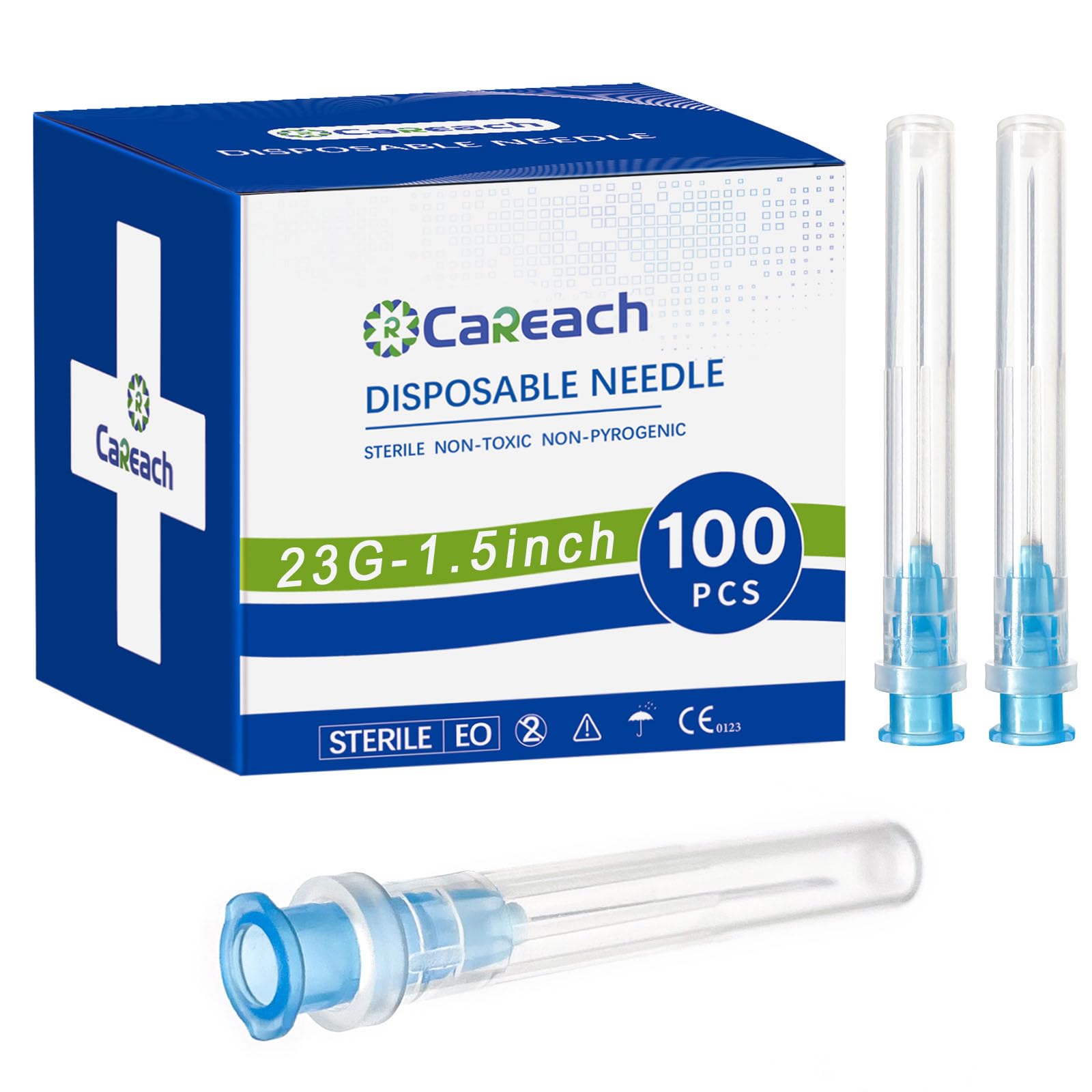 100pcs 27 gauge 1 inch Needle Luer Lock, Individually Wrapped — Amazon image 9