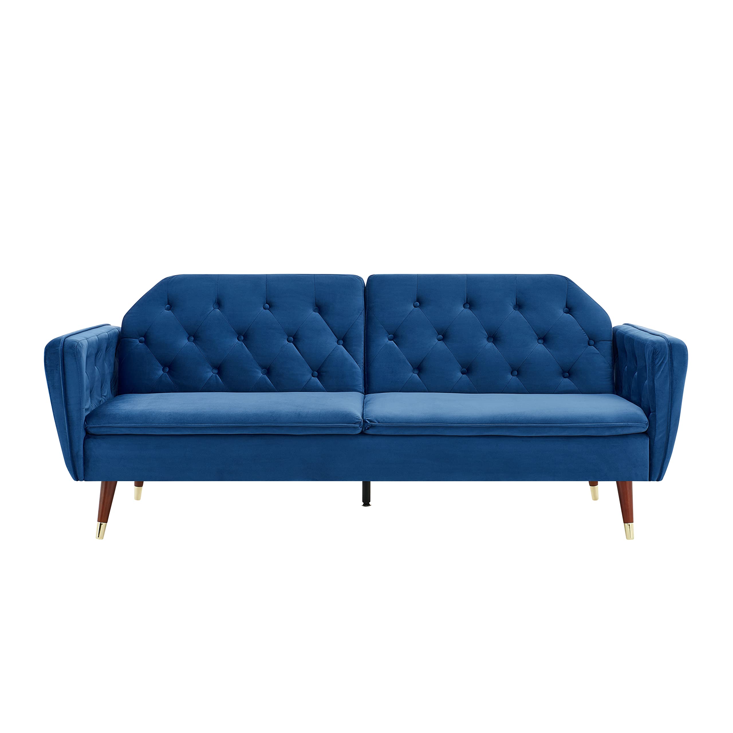 Buy Bravich 'Victoria' 3 Triple Seater Velvet Fabric Sofa Bed Deep