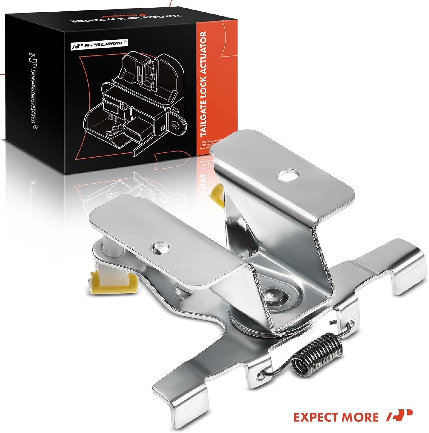 A-Premium Trunk Latch Compatible with Ford F-150/F-250 1987-1996, Ranger/F-350 1987-1997, F Super Duty/F53/F59 1988-1997, F-250 HD 1997, Rear Tailgate Lock Latch Actuator