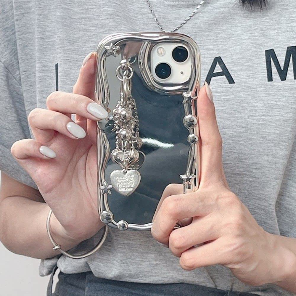 ハート型赤ケース ゴールドチェーン付き Amazon.co.jp: スターシルバーメッキハートチェーンストラップ