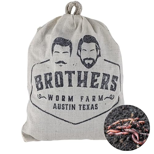 Miniatura 2 de BROTHERS WORM FARM - Mezcla de gusanos de compost rojo Wiggler de 12 LB (500). Gusanos vivos para compostar y crear fundiciones de gusanos en casa.