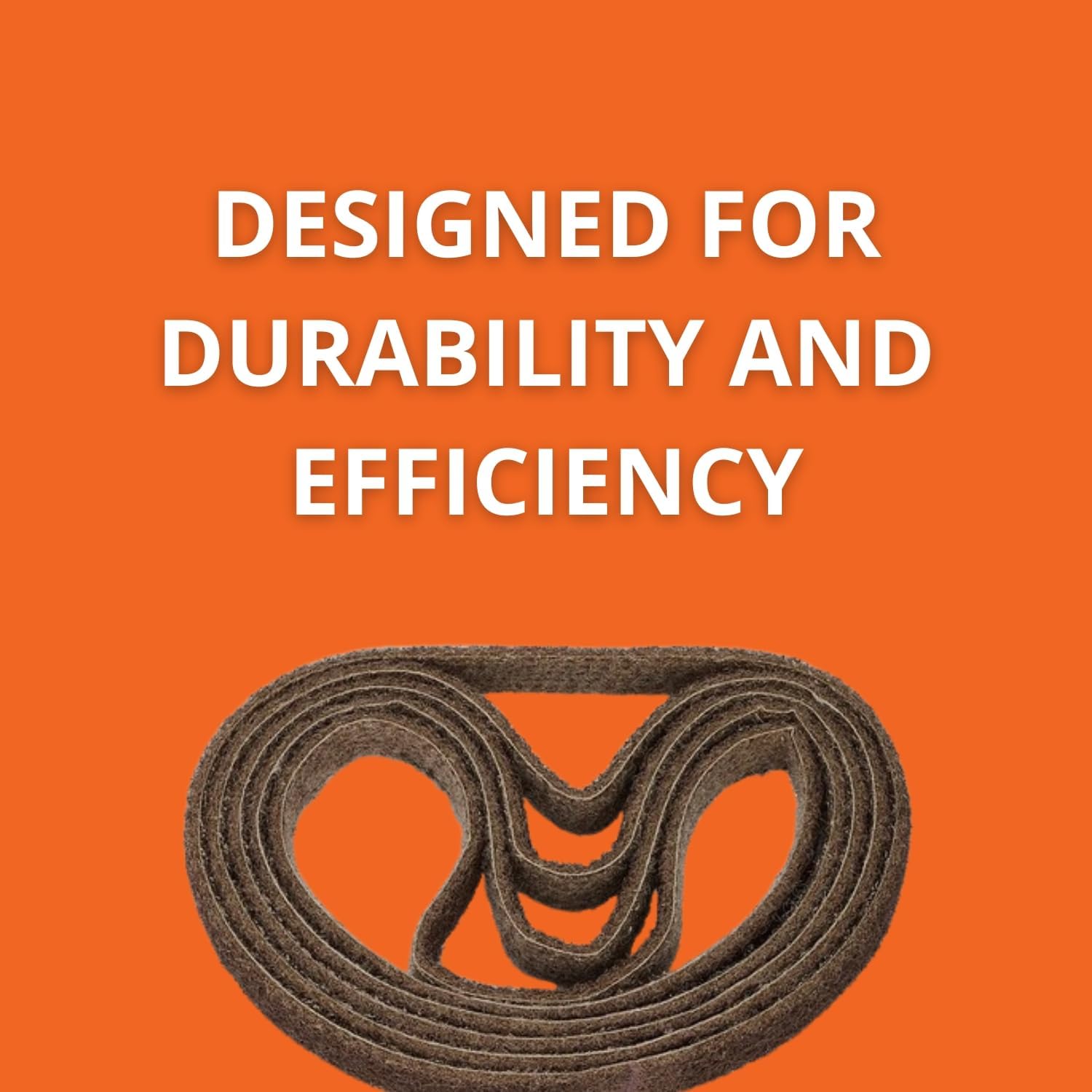 Fein Fleece Belts - Soft Type for Blemish-Free Surfaces on BF 10-280 E and BF 10-280 E Start-Set Belt File, Coarse, Heavy-Duty, 3/4", 5-Pack - 63714123010
