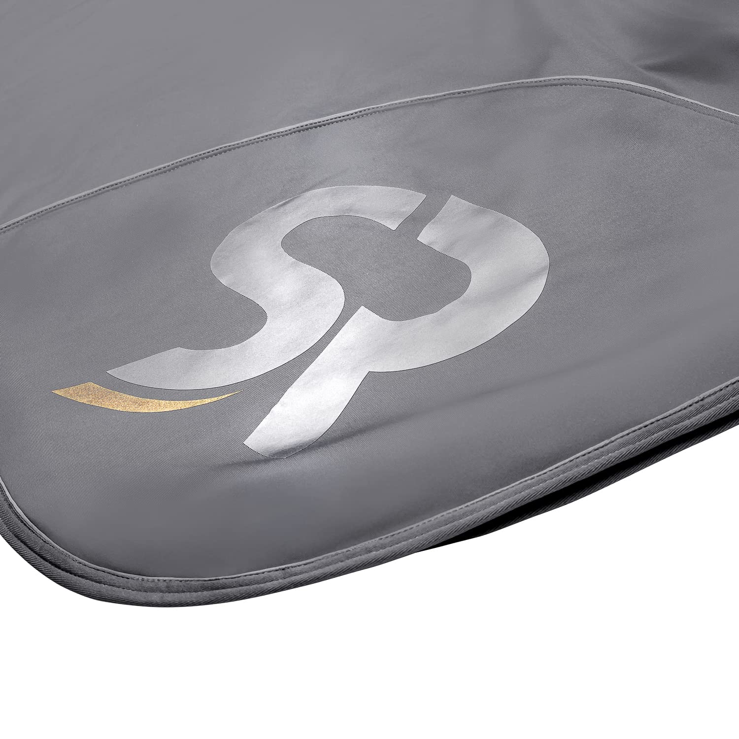Sunride Abschwitzdecke für Pferde (Boston) aus Softshell mit Fleece - schnelltrocknend, reflektierend und schmutzabweisend (125 cm, grau)