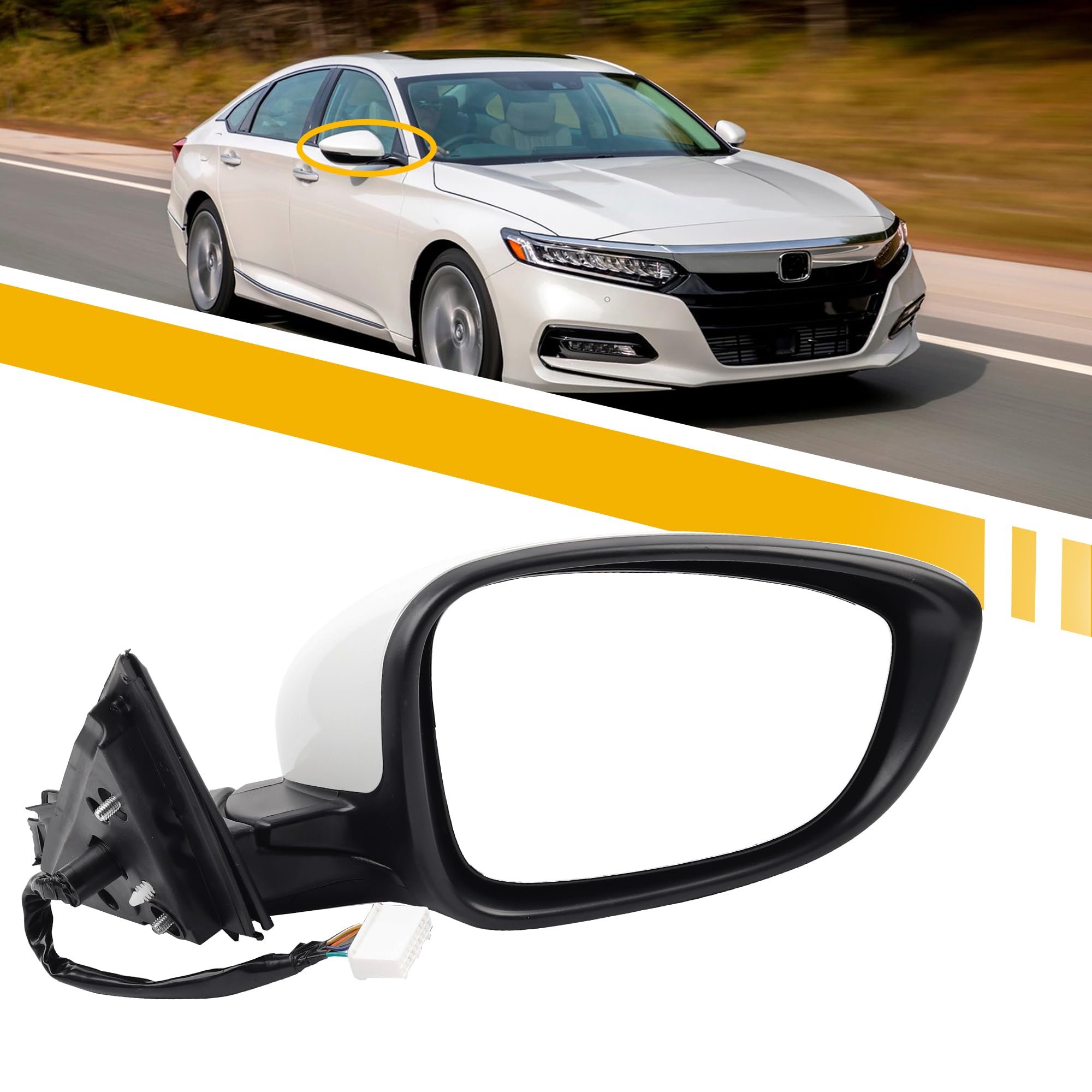 Amazon.com: Dasbecan Right Passenger Side Mirror Compatible with
