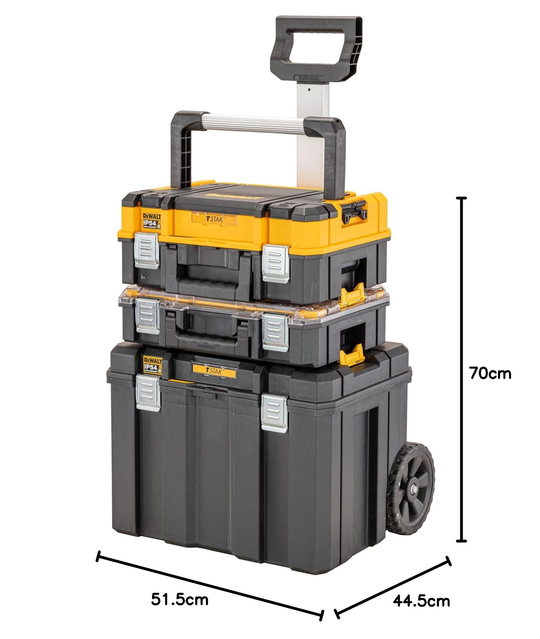 DeWalt DWST83411-1 Tstak Tower I Kit Porta Elettroutensili, Nero/Giallo
