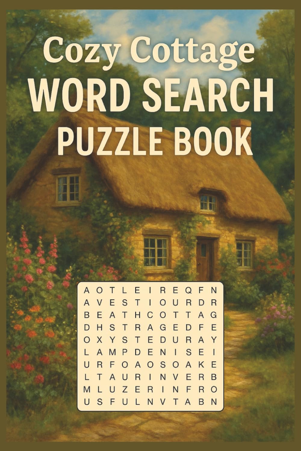 Cozy Cottage Aesthetic Word Search: A Calming Puzzle Journey Through Nature, Nostalgia, and Slow Living