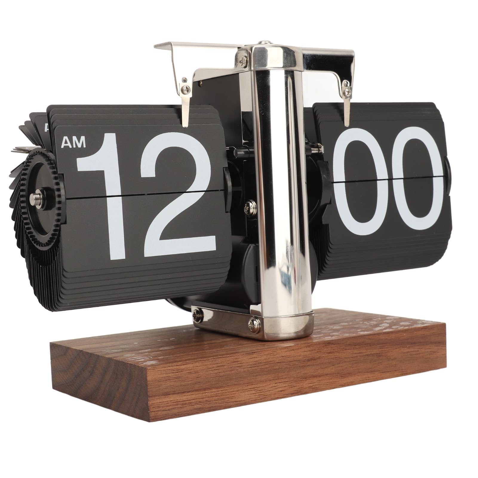 Flip Reloj Retro Digital de Pared con Pilas Números Grandes Base Segura Creativo de Escritorio para Hogar Oficina