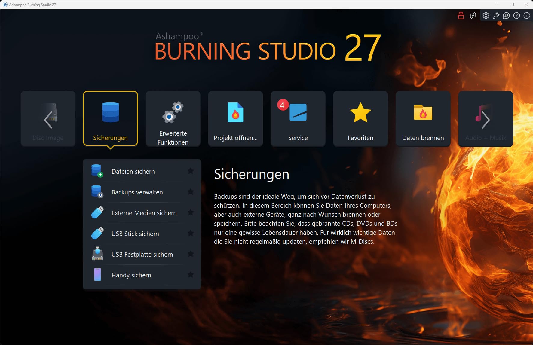 Burning Studio 27 - Brennen, Kopieren, Sicher, Rippen - der Multimedie Alleskönner für Windows 11, 10