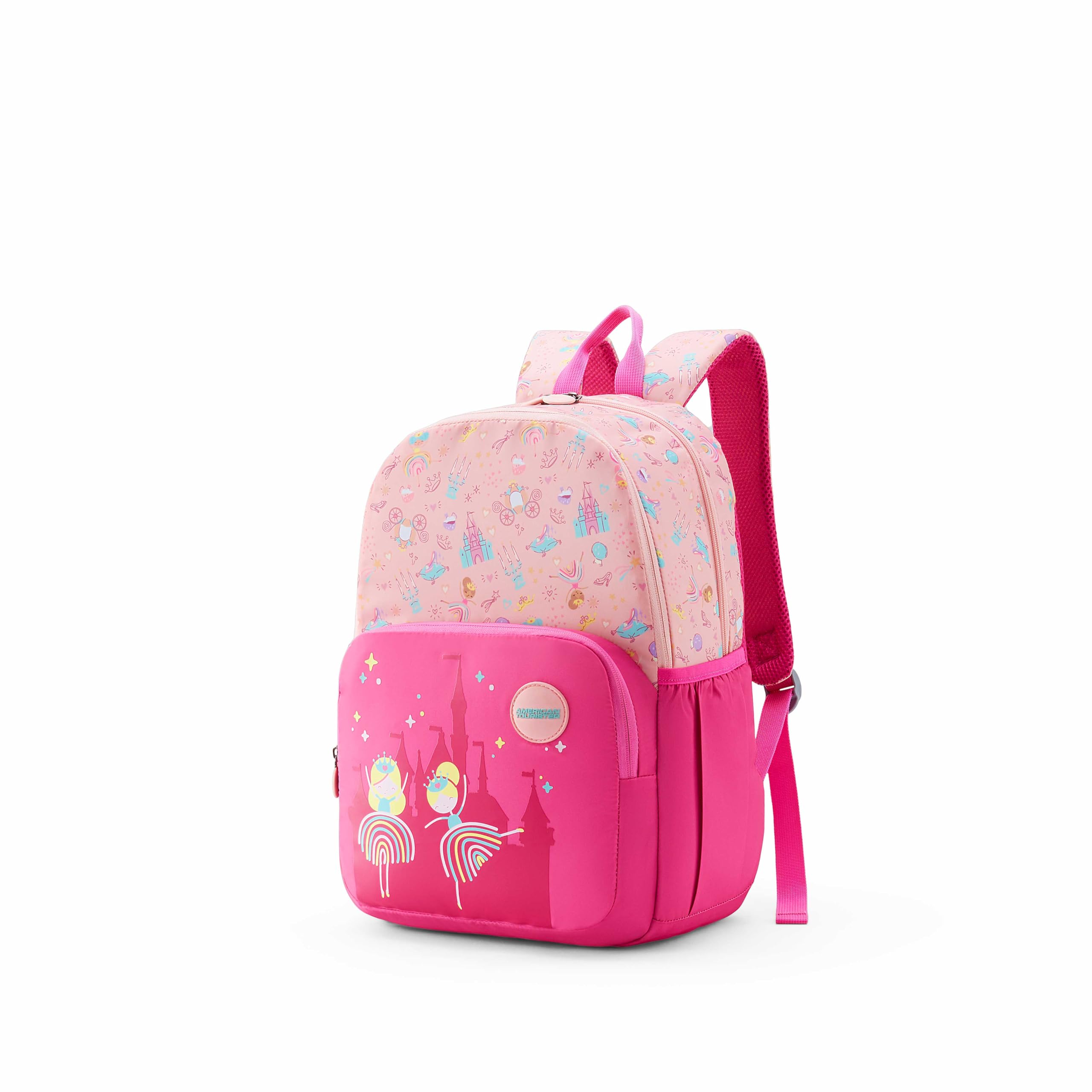 Lush | 26 Ltrs | 2 Compartments | Bottle Pocket | Ergonomic Padded Back Panel & Shoulder Straps | Kids Backpack | 1 Year International Warranty | Princess Pink-image-17