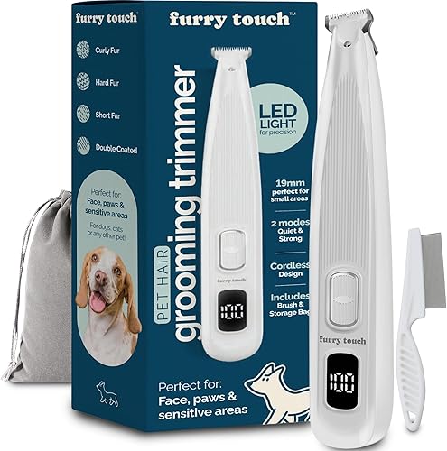 Cortadora de patas de perro, cortapelos eléctricos e inalámbricos para perros y gatos, peluquero silencioso de doble velocidad con hoja segura para