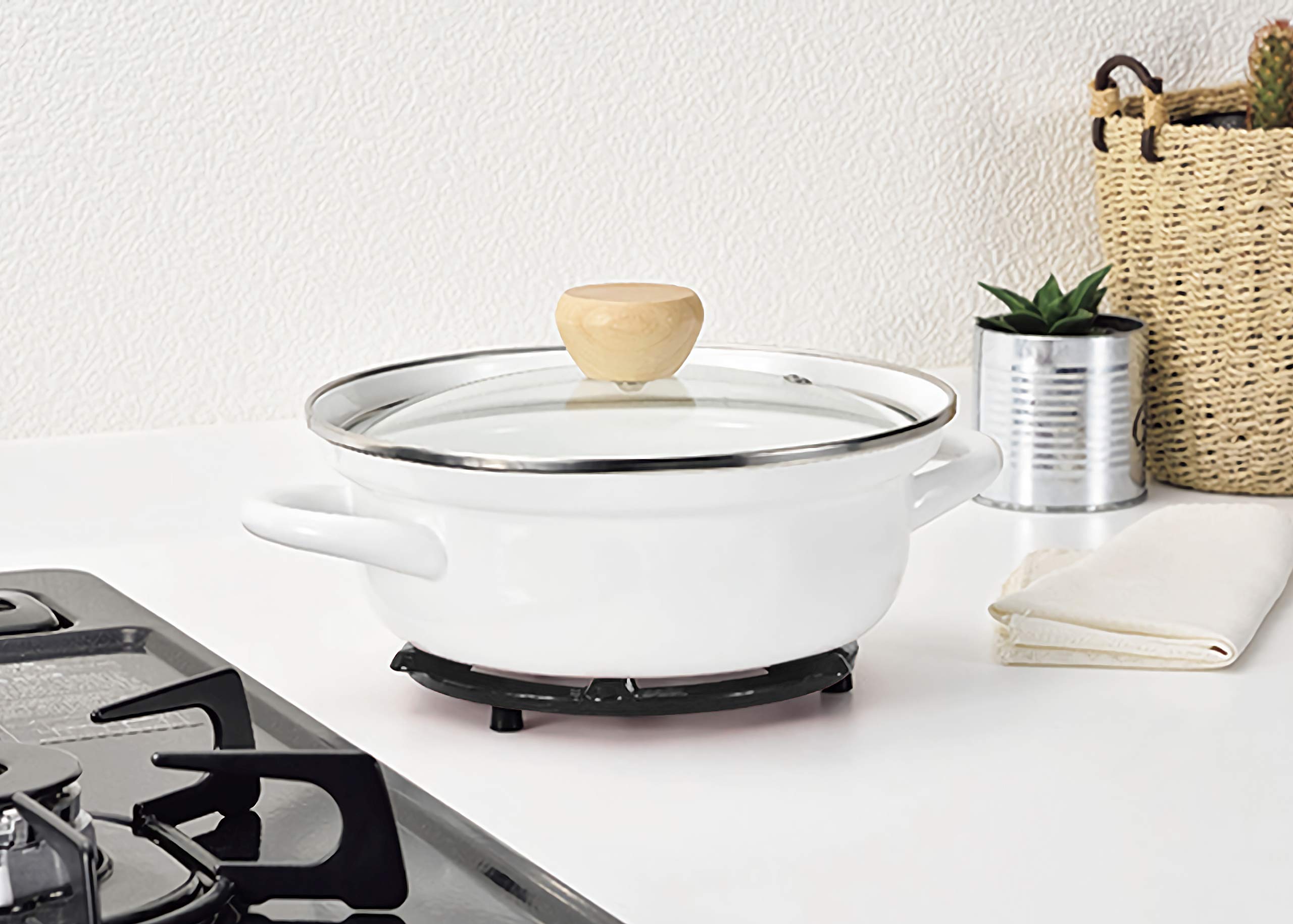 アンティーク ホーロー 鍋敷き アンティーク ホーロー 片手鍋 : カントリー雑貨DOLL GARDEN