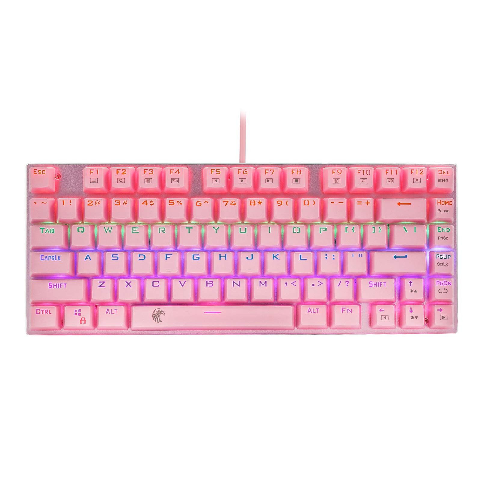 Amazon | E-YOOSO Z88 ゲーミングキーボード 60% コンパクト