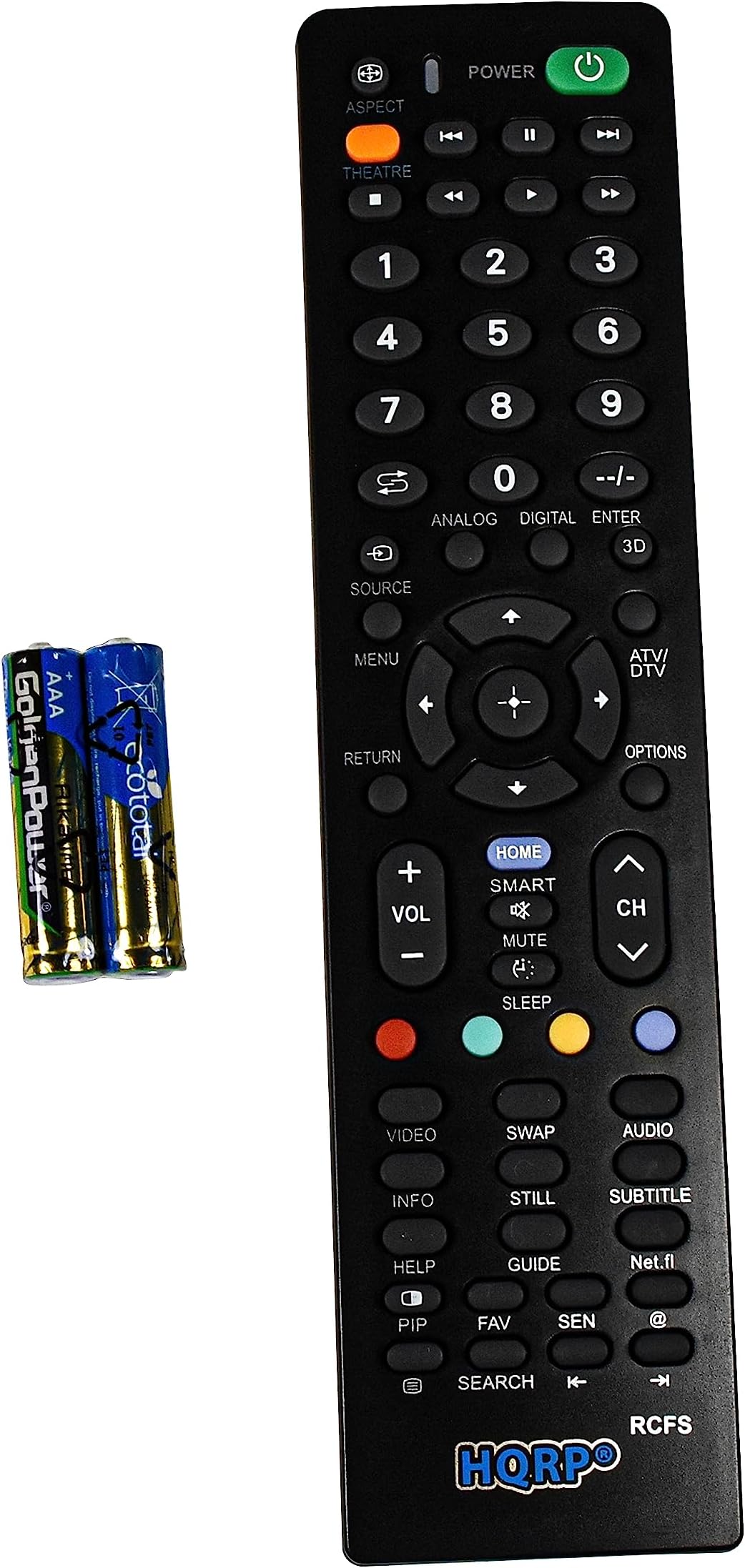 HQRP Remote Control Compatible with Sony KE-50XBR900 KE-50XS910 PDM-4200 PDM-4210 PDM-5000 PDM-5010 XBR-65X930C LCD LED HD TV Smart 1080p 3D Ultra 4K Plasma