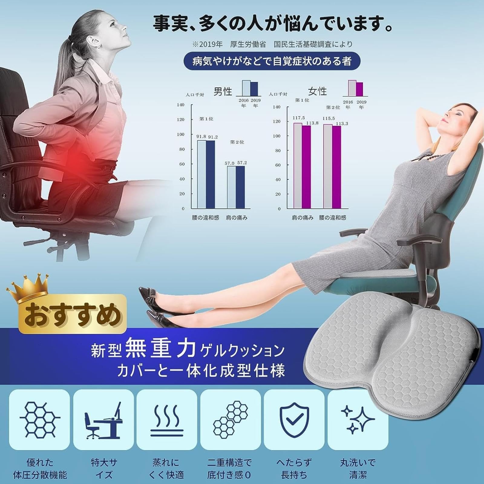 安い!! フリーシートジェルクッション ブラック 折り畳み アウトドア(420) 安い!! フリーシートジェルクッション ブラック 折り畳み