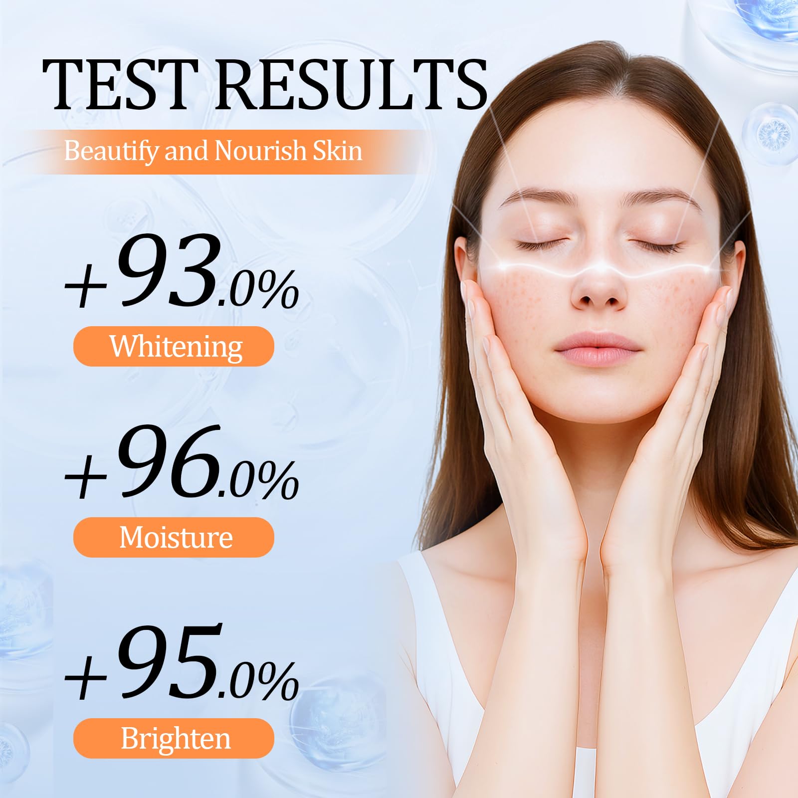6PCS Coffret Soin Visage Vitamine C,Routine Visage Complète avec Nettoyant,Tonique,Sérum,Contour des Yeux,Lotion & Crème-Hydratation & Éclat du Teint-Pour Femme & Homme