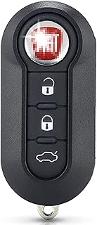 RemoteOverstock Complete Remote (3 Buttons) for Fiat for Dodge fits 2009-2021 500 500L 500X Ram Promaster Flip Key- FCC ID: LTQF12AM433TX, 2AOKM-FT1, RX2TRF198, 2ADFTF12AM433TX IC: 24223-FT1