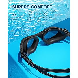 ZIONOR Swim Goggles, G1 SE Swimming Goggles Anti-Fog for Adult Men Women