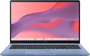 ASUS Chromebook CX15 Laptop, 15.6” 16:9 FHD (1920 x 1080) Anti-Glare Display, Intel Celeron N4500 Processor, 128GB Storage, 8GB RAM, ChromeOS, Fabric Blue Washi, CX1505CKA-AS01-CB