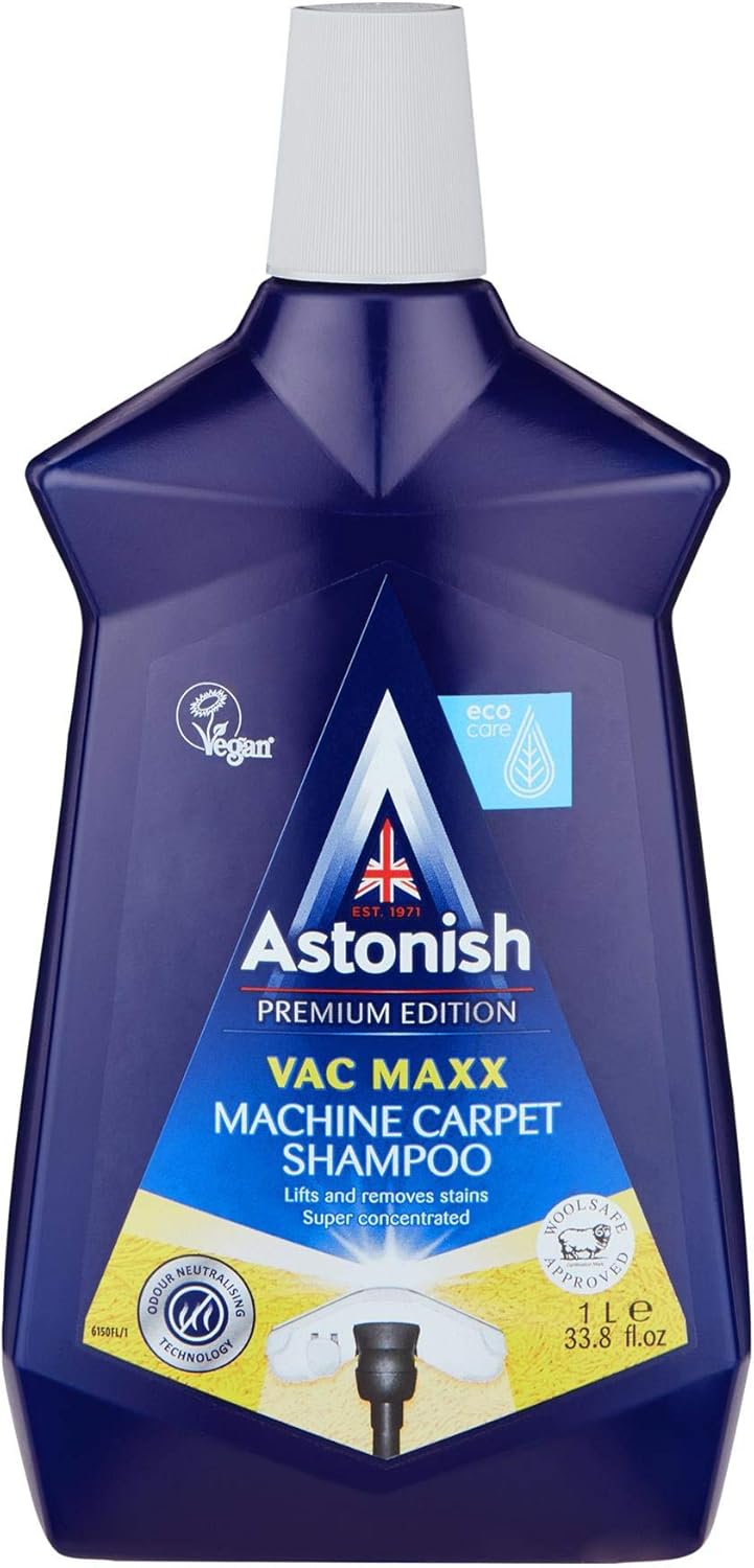 Astonish Vac Maxx Machine Carpet Shampoo, 1 Litre