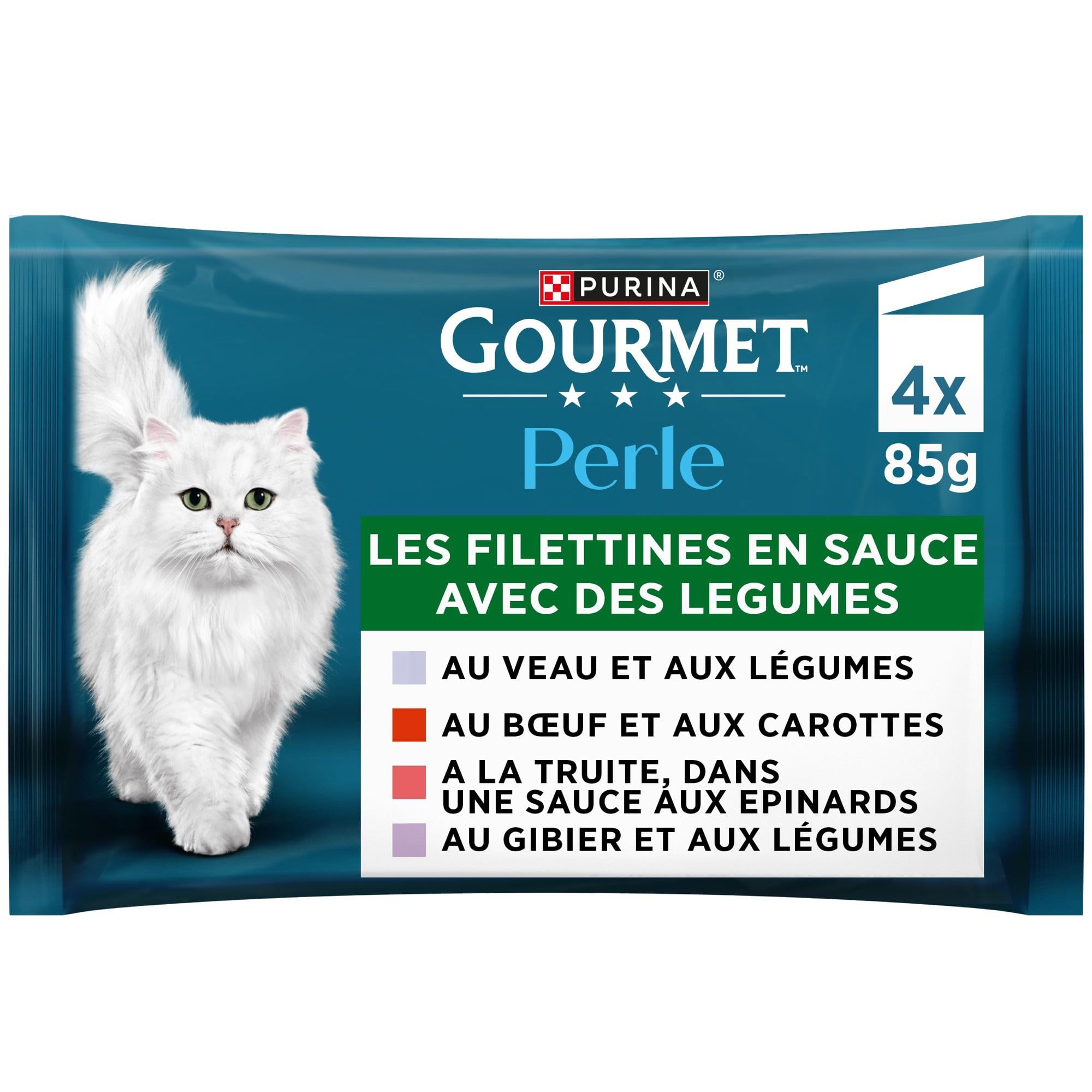 GOURMET Perle Filettines légumes l'expérience culinaire des chats - 8