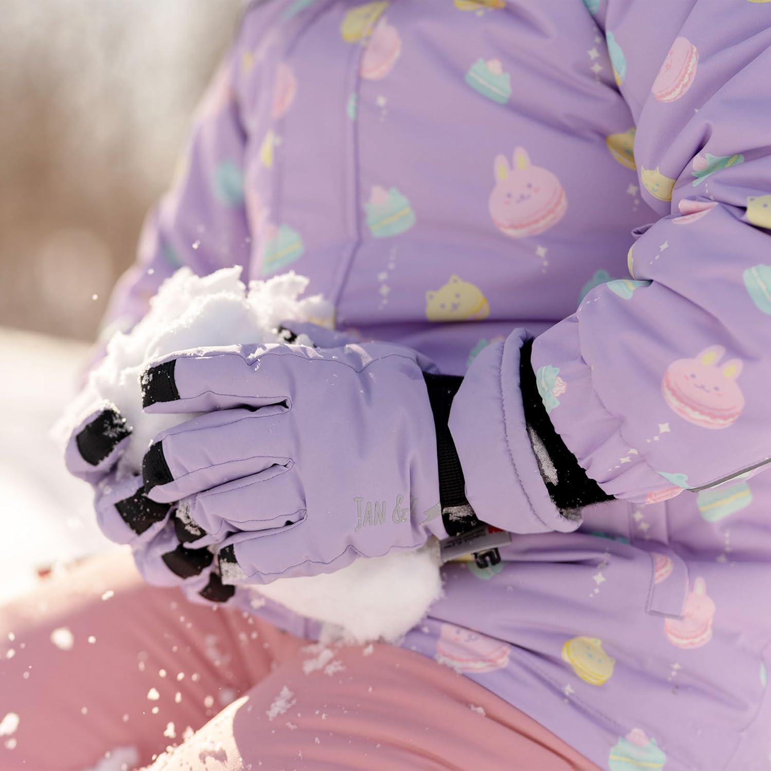 JAN & JUL Waterproof Insulated Winter Ski Gloves for Kids