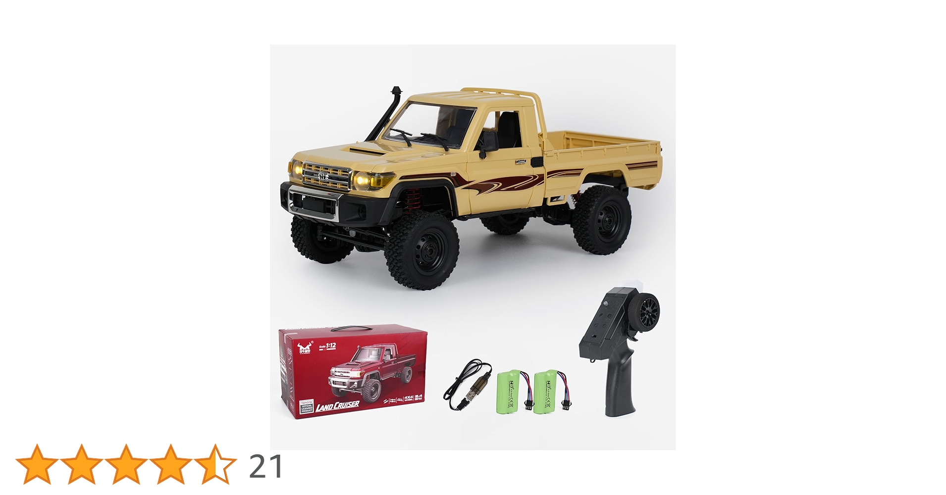 Amazon.co.jp: YAZHIYI MN82 RCロッククローラー 2.4Ghz トヨタ