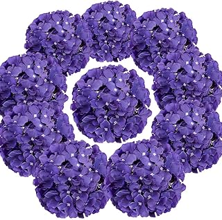 Flojery Artificial Silk Hydrangea Flower Heads