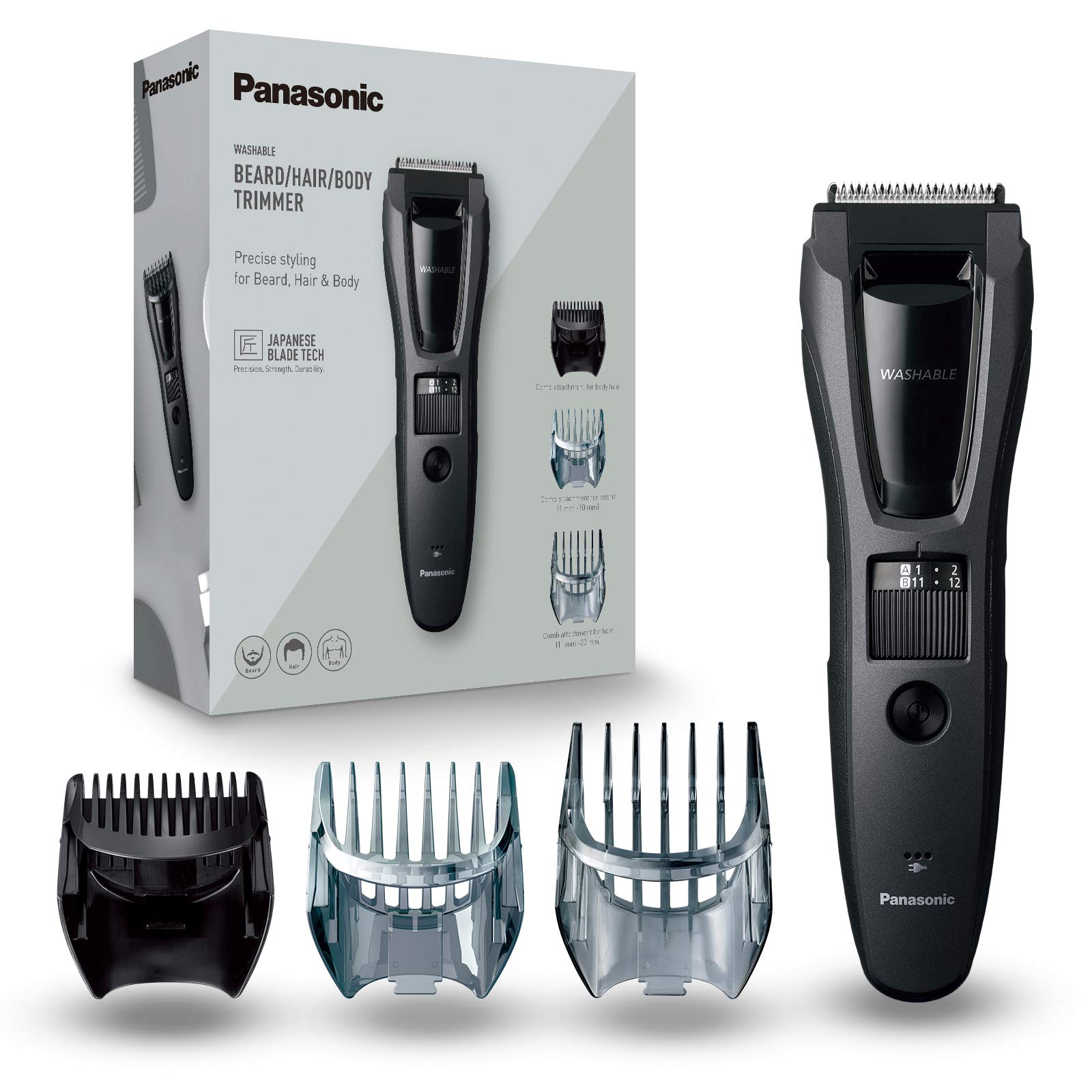 Panasonic Men's Black Er-Gb62 groomer, Sports Direct
