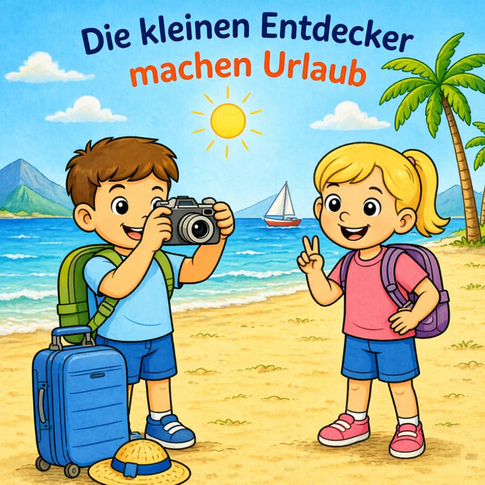 Die kleinen Entdecker machen Urlaub - Ein Kinder Ausmalbuch