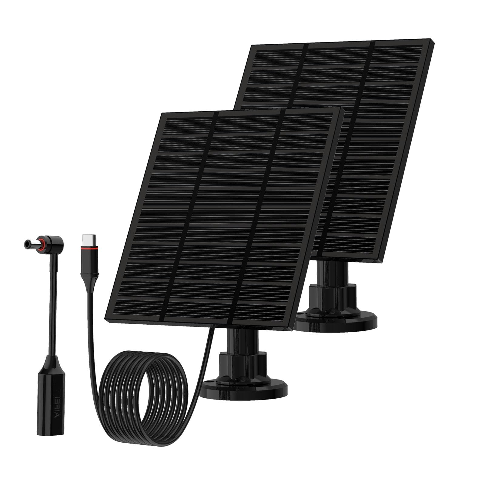 Photo 1 of **Only One** Solar Panels for Ring Camera Outdoor(New Gen) 5W with USB-C to Barrel Plug