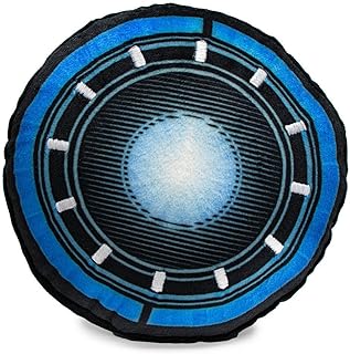 Buckle-Down Dog Toy Plush Iron Man Arc Reactor Black Blues 8