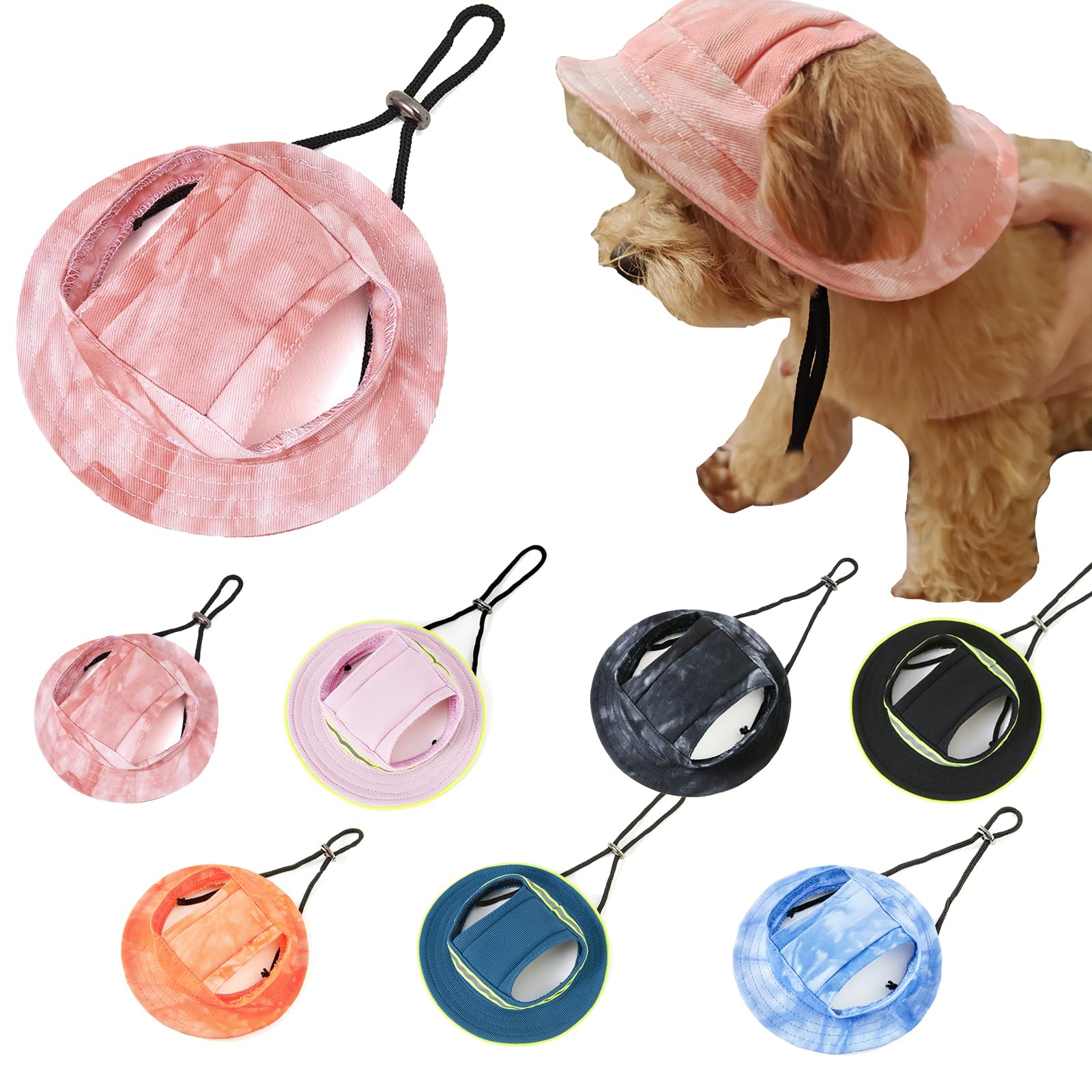 Bob pour animal de compagnie réglable avec protection UV pour chien