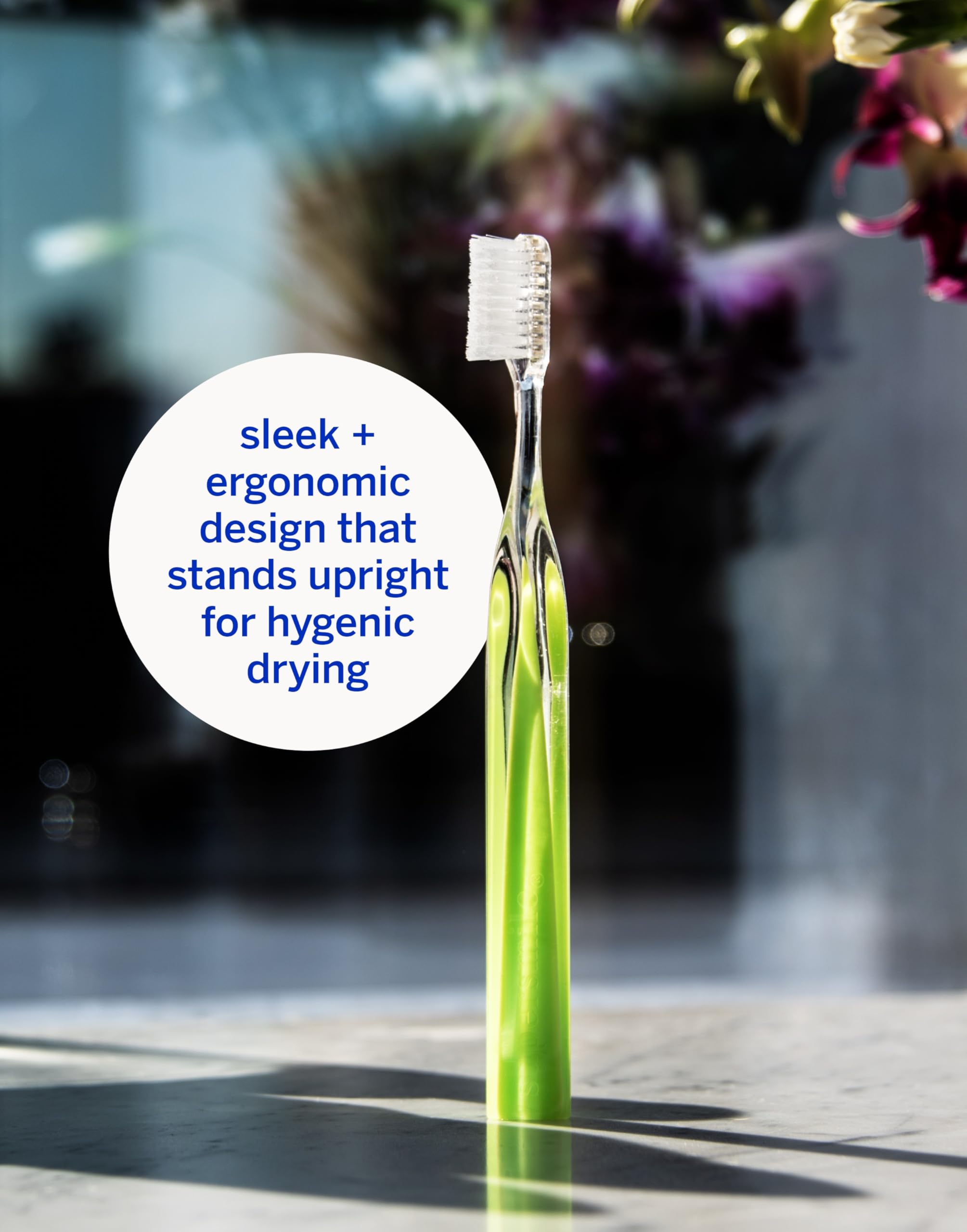 Supersmile Crystal Collection Toothbrush - Green Peridot For Unisex 1 Pc Toothbrush