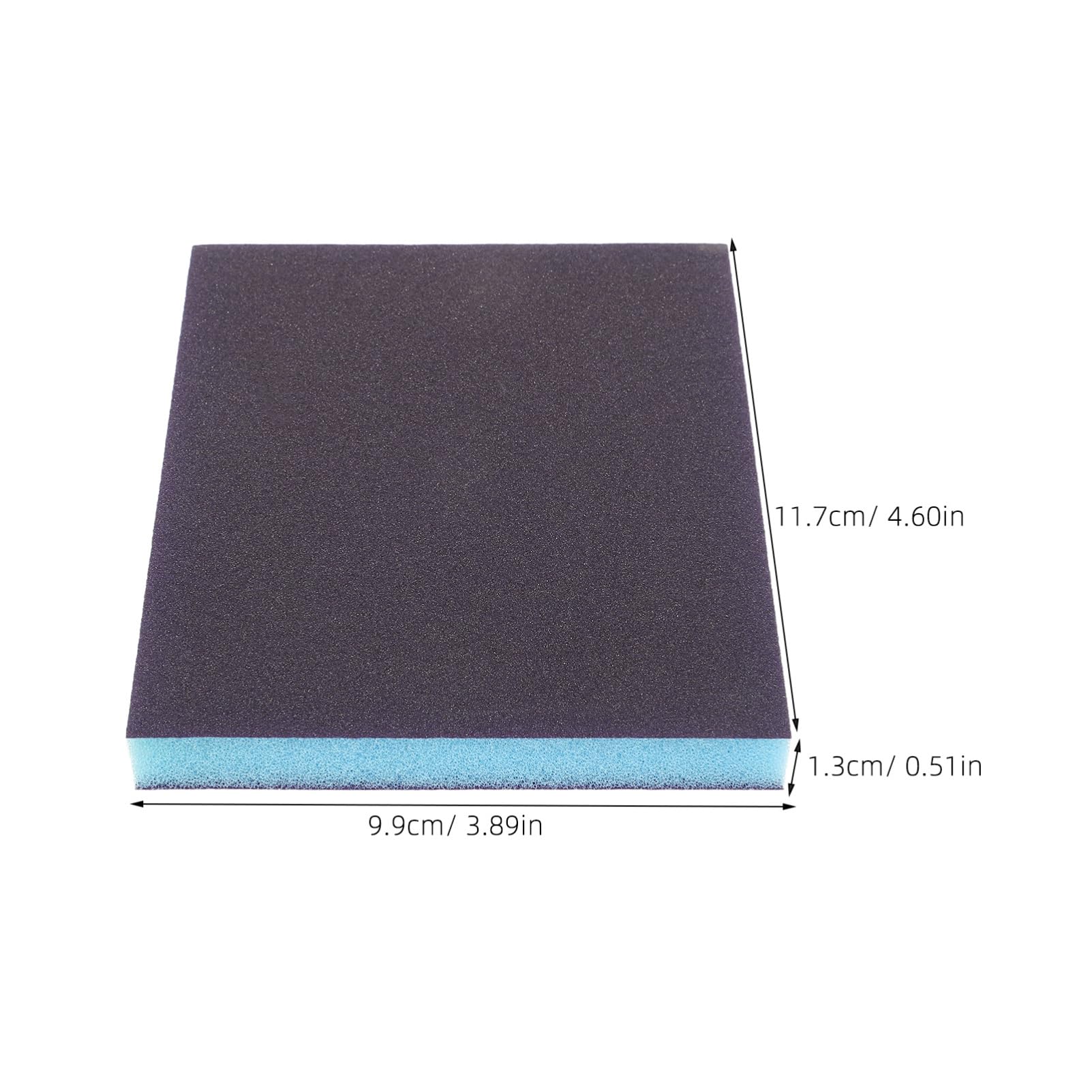 IWOWHERO 12Pcs Double Sided Sponge Sanding Blocks for Wood Metal and Furniture Polishing Multi Functional Sanding Pads Set Grits for Crafts and Rust Removal