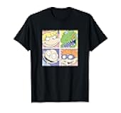 Pastel Character Grid Angelica Reptar Tommy T-Shirt