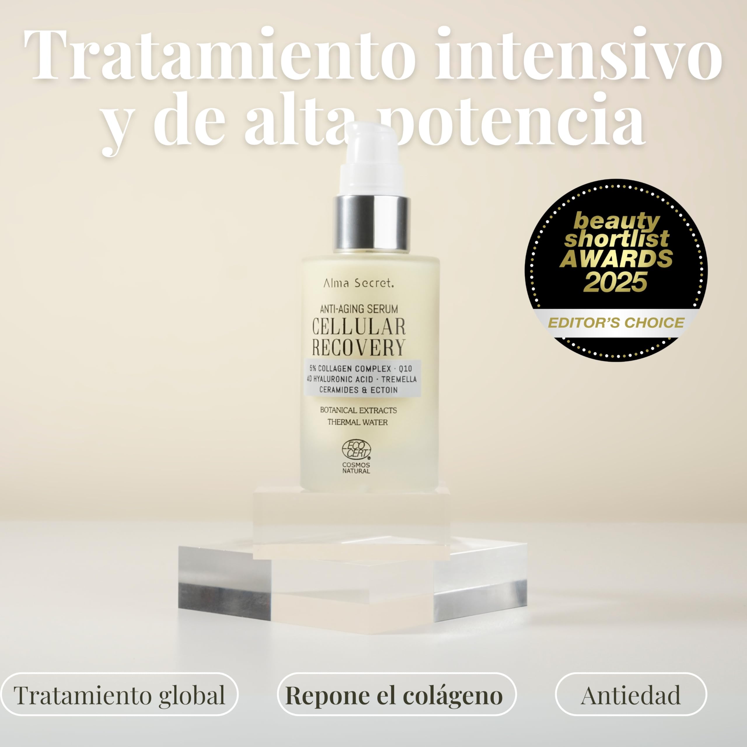 Alma Secret Cellular Recovery Anti-Ageing Serum 50 ml, 50 ml (Pack of 1) - Image 3