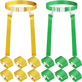 2/12/24/36 Player Flag Football Belt, Adjustable Football Belts and Flags for Kids Youth Adult Sport Team Training