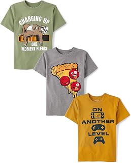 Boys The Children's Place Boys Short Sleeve Graphic T- Shirt 3-Pack