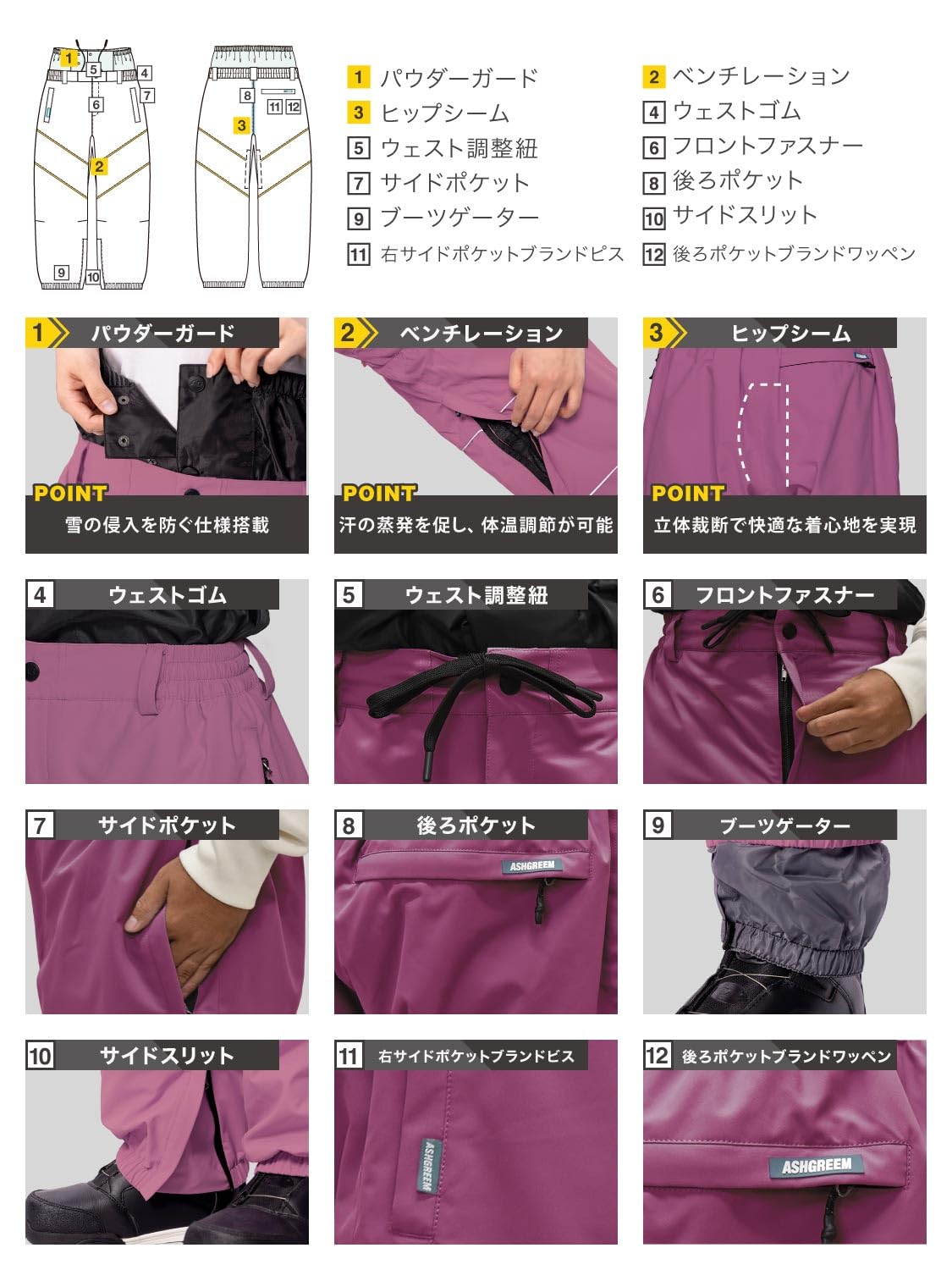Amazon.co.jp: ASHGREEM: 2LAYER セット/単品
