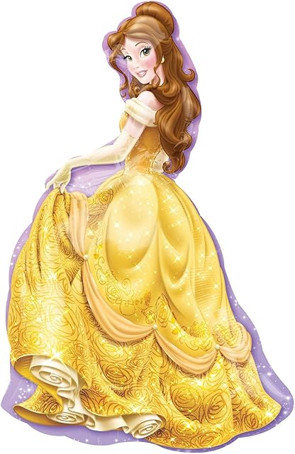 Amscan Anagram 2847301 - Disney Princess Belle Foil SuperShape Balloon - 39 Inch