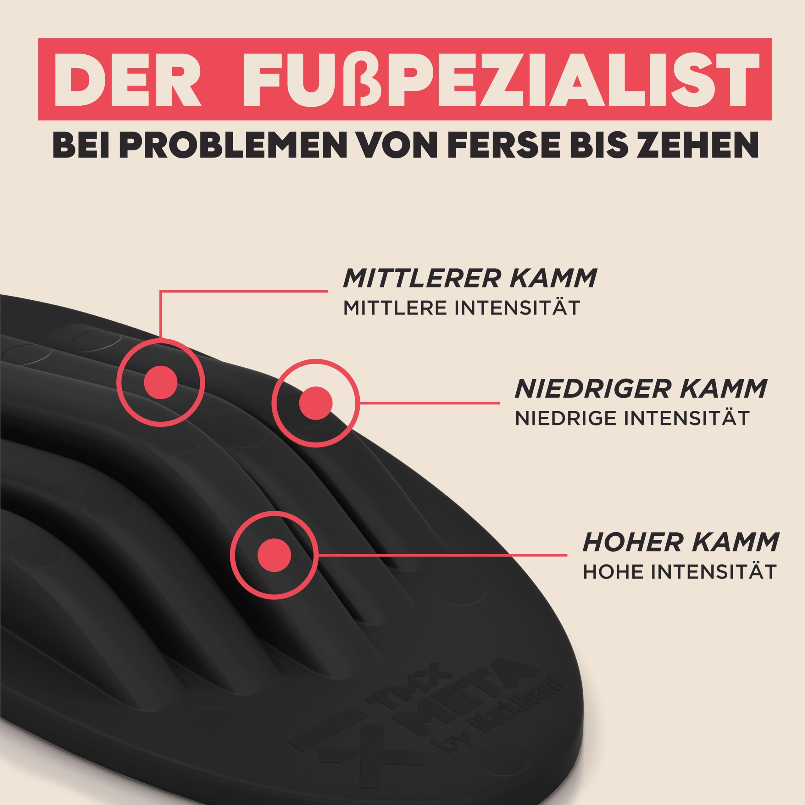 TMX® Fuß-Bundle | Massage-Set | Akupressur gegen muskuläre Fußschmerzen | Schmerzpunktmassage | Triggerpunktdrücker | Triggerpoint-Massage | 3 Trigger-Tools in einem Set