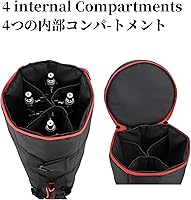 Vista 3 de MagicLine Funda para trípode, bolsa de trípode resistente de 31.5 x 7 pulgadas con correa para el hombro y asa, funda de transporte acolchada con 4