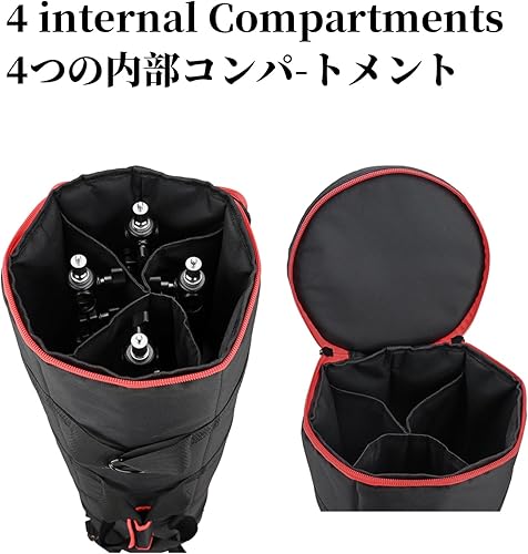 Miniatura 3 de MagicLine Funda para trípode, bolsa de trípode resistente de 31.5 x 7 pulgadas con correa para el hombro y asa, funda de transporte acolchada con 4