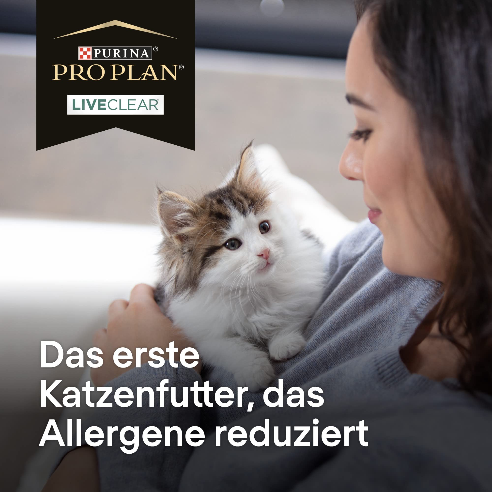 Pro Plan LIVECLEAR KITTEN, Katzenfutter trocken, reich an Truthahn, 6er Pack (6 x 1,4kg)