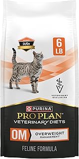 Pro Plan Veterinary Diets Purina OM Overweight Management Feline Formula Dry Cat Food - 6 lb. Bag