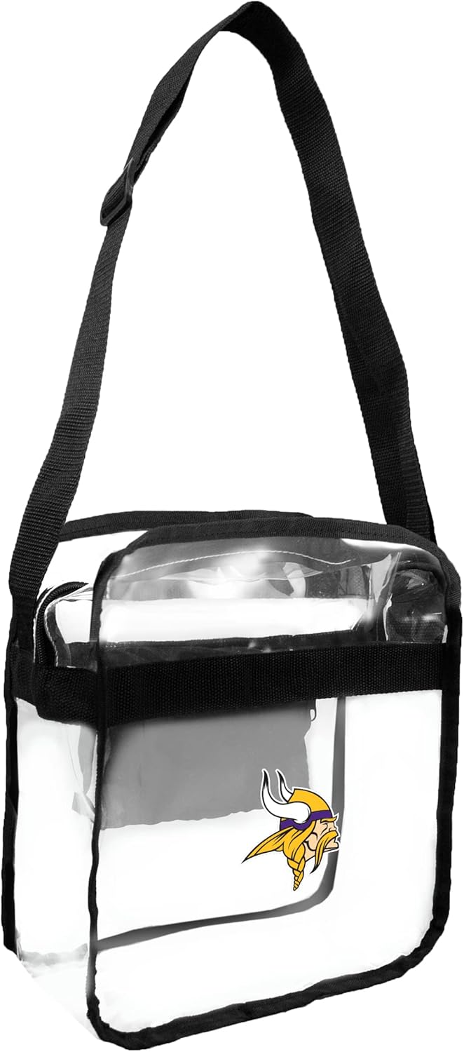 Littlearth NFL Chicago Bears Clear Crossbody Carryall